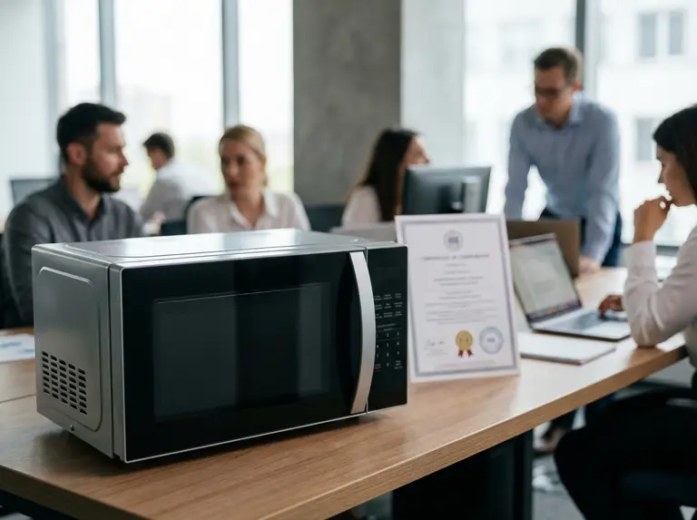 Сертификат на микроволновую печь